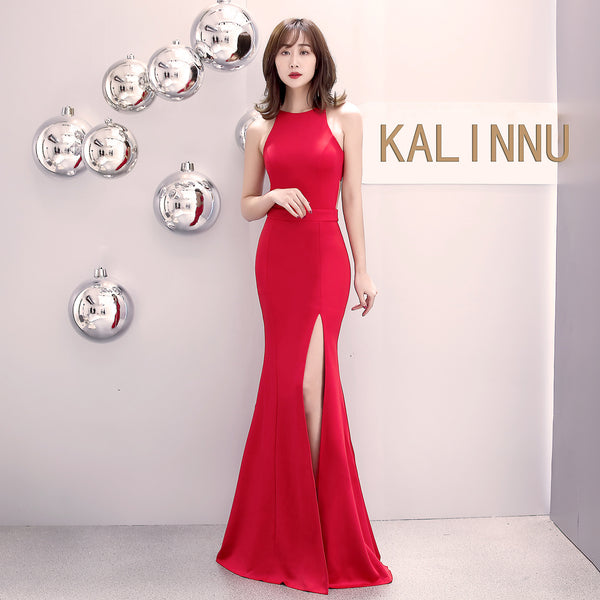 0717 toasting dress bride 2017 new summer long wedding host banquet evening dress slim fishtail ceremony