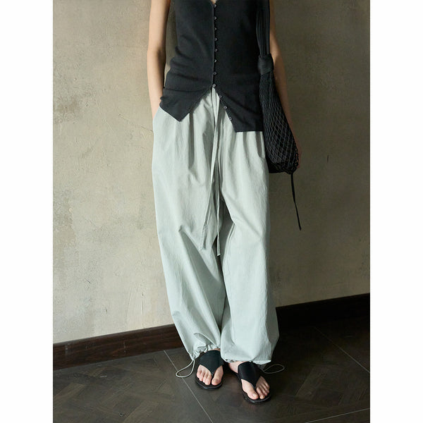 Leggings de algodón Tencel lavables, pantalones casuales de primavera, nuevos, cintura elástica, sencillos y versátiles, M8379 