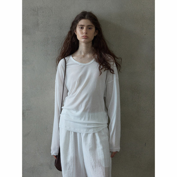 Camiseta transparente con protección solar física diaria, nueva camiseta de primavera y verano con tirantes sencillos en la espalda M8655 