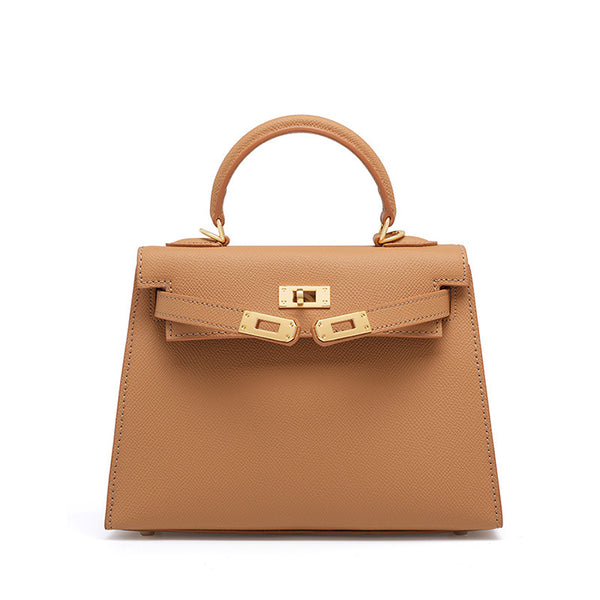 Genuine leather Kelly women's bag 2025 new versatile fashion cowhide shoulder messenger bag mini small bag