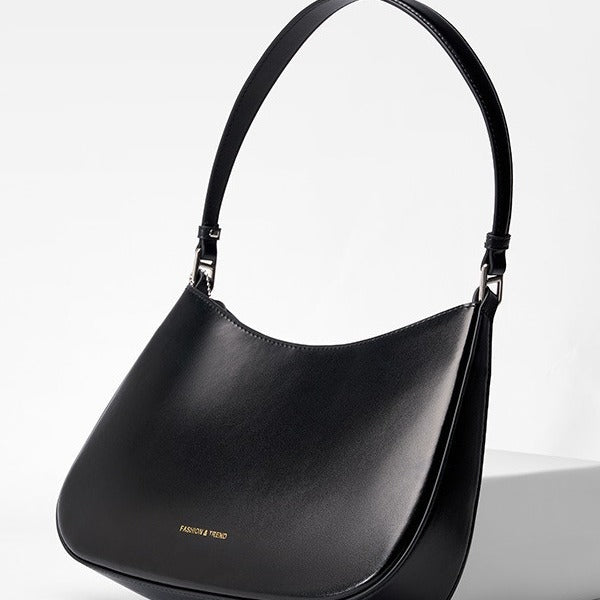 Bolso baguette de diseño nicho premium, bolso de mujer de cuero genuino, nuevo bolso de moda para axila, bolso de hombro, bolso de mano para mujer