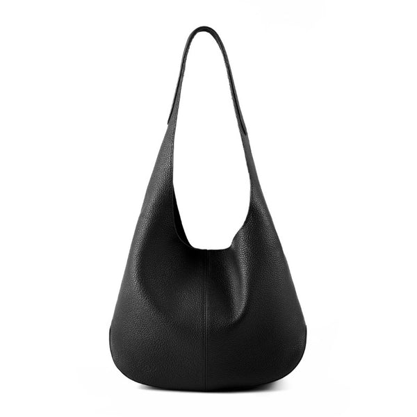 Bolso de mano de estilo popular, de color sólido retro de alta textura, 2025, de gran capacidad, para compras, bolso de hombro versátil a la moda para debajo del brazo